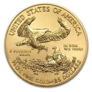 1/2 Oz Gold Coin American Gold Eagle (Varied Year, BU)