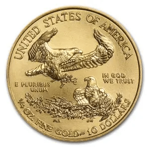 1/4 Oz Gold Coin American Gold Eagle (Varied Year, BU)
