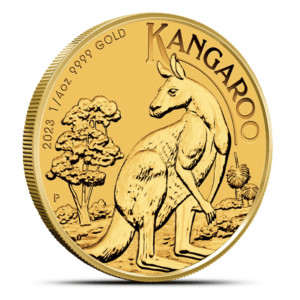 1/4 Oz Gold Coin 2023 Australian Gold Kangaroo (BU)