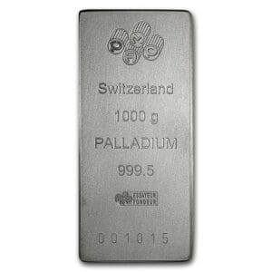 1 Kilo Palladium Bar - PAMP Suisse