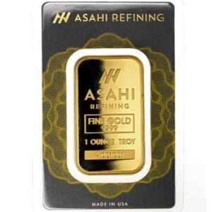 1 Oz Gold Bar - Asahi (New Style, In Assay)