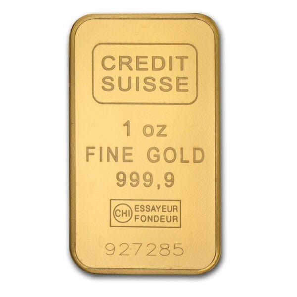 1 Oz Gold Bar - Credit Suisse (In Assay) - Image 4