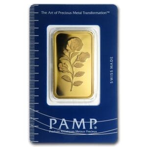 1 Oz Gold Bar - PAMP Suisse Rosa (In Assay)