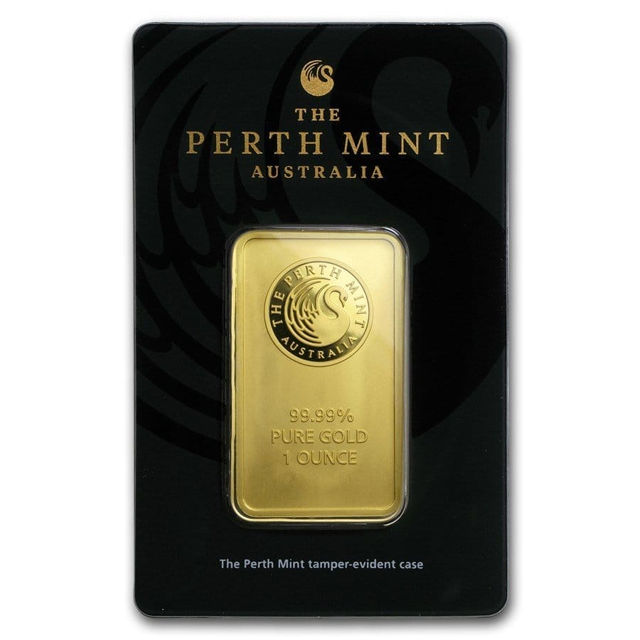 1 Oz Gold Bar - Perth Mint (In Assay)