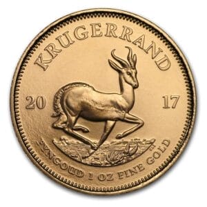 1 Oz Gold Coin 2023 South African Gold Krugerrand (Varied Year, BU)