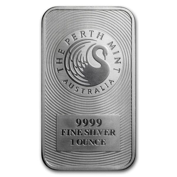 1 Oz Silver Bar Perth Mint