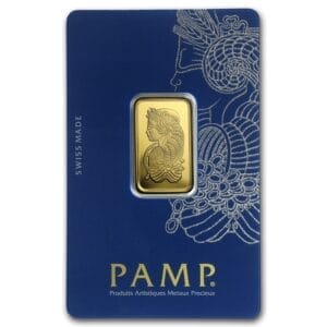 10 Gram Gold Bar - PAMP Suisse Lady Fortuna (w/Assay)