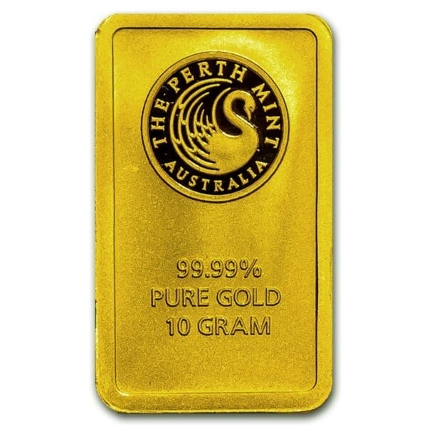 10 Gram Gold Bar - Perth Mint Oriana Design (In Assay) - Image 2