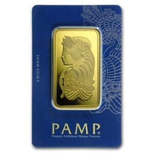100 Gram Gold Bar - PAMP Suisse Lady Fortuna (w/Assay)