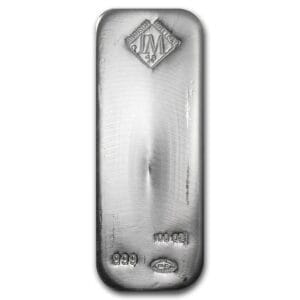 100 Oz Silver Bar - Any Mint