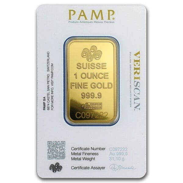 1 Oz Gold Bar - PAMP Suisse Lady Fortuna (In Assay) - Image 2