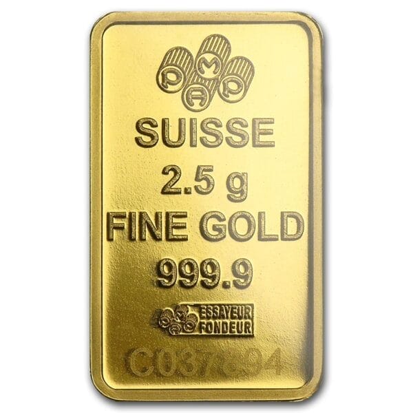 2.5 Gram Gold Bar - PAMP Suisse Lady Fortuna (w/Assay) - Image 3