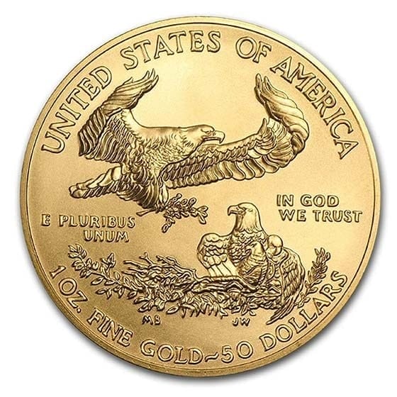 プラチニウ ムゴールド1 1 Oz Gold Coin 2021 American Gold Eagle BU (Type 1) | New York Gold Co