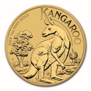 1 Oz Gold Coin 2023 Australia Gold Kangaroo (BU)