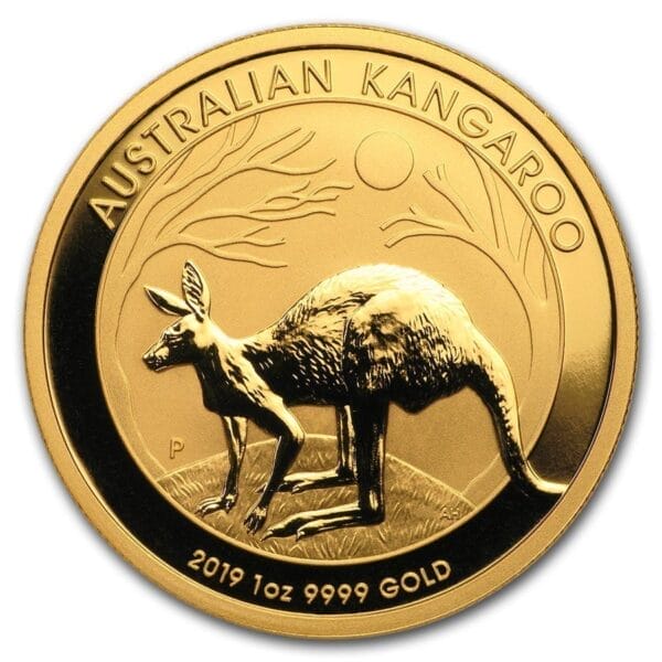 1 Oz Gold Coin 2019 Australia Gold Kangaroo BU