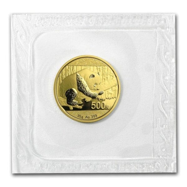 30 Gram Gold Coin Chinese Gold Panda (Varied Year, BU) - Image 3
