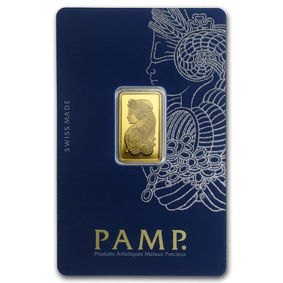 5 Gram Gold Bar - PAMP Suisse Lady Fortuna (w/Assay)