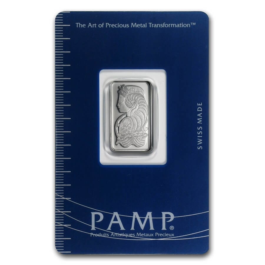 5 Gram Platinum Bar - PAMP Suisse (In Assay) - Image 2
