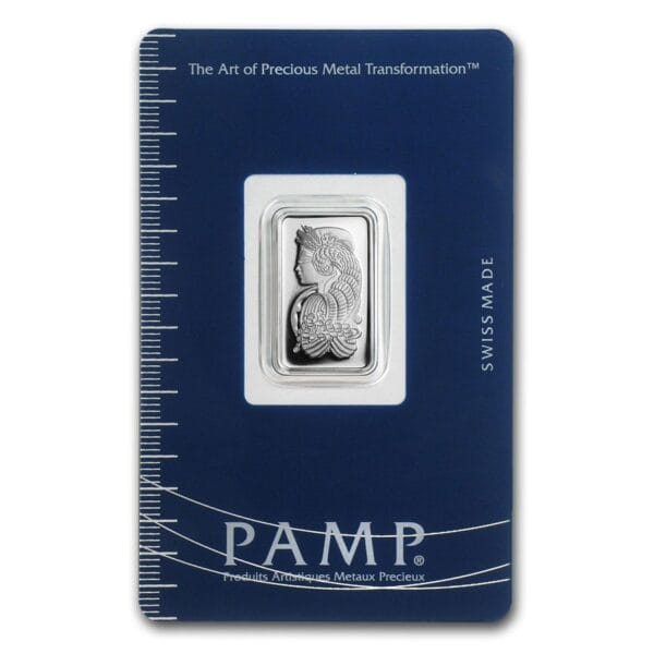 5 Gram Silver Bar - PAMP Suisse (Fortuna, In Assay)