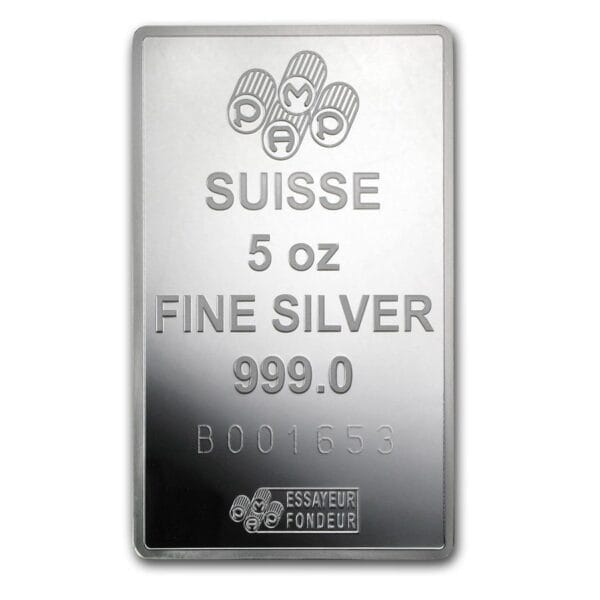 5 Oz Silver Bar - PAMP Suisse (Fortuna, In Capsule w/Assay) - Image 4
