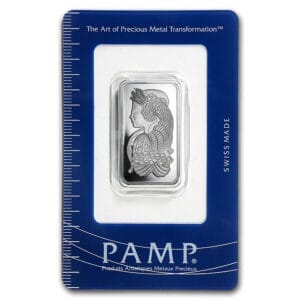 1/2 Oz Platinum Bar PAMP Suisse (In Assay)