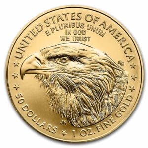1 Oz Gold Coin 2024 American Gold Eagle BU