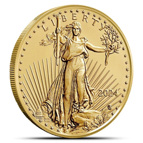 1/10 Oz Gold Coin American Gold Eagle BU Varied - Image 2