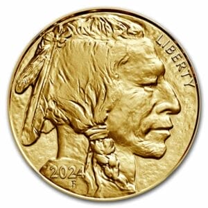 1 Oz Gold Coin 2024 American Gold Buffalo BU