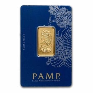 1/2 Oz Gold Bar - PAMP Lady Fortuna Veriscan (Assay)