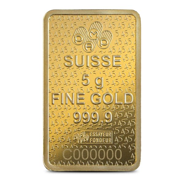 5 Gram Gold Bar - PAMP Suisse Lady Fortuna Veriscan 45th Anniversary (New w/Assay) - Image 3