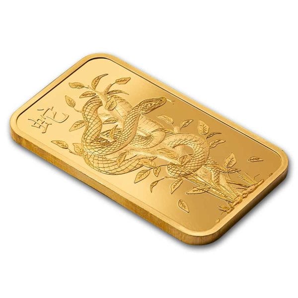 1 Oz Gold Bar - 2025 PAMP Lunar Legend Series White Snake (In Assay) - Image 5