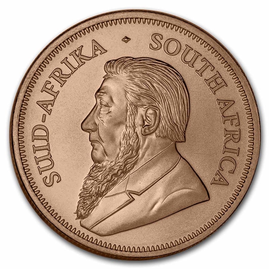 1 Oz Gold Coin 2025 South African Gold Krugerrand (BU) - Image 2