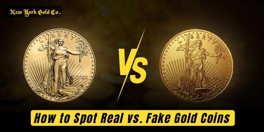 real vs. fake gold coins