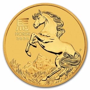 1 Oz Gold Coin 2026 Australia Lunar Horse BU (Series III)