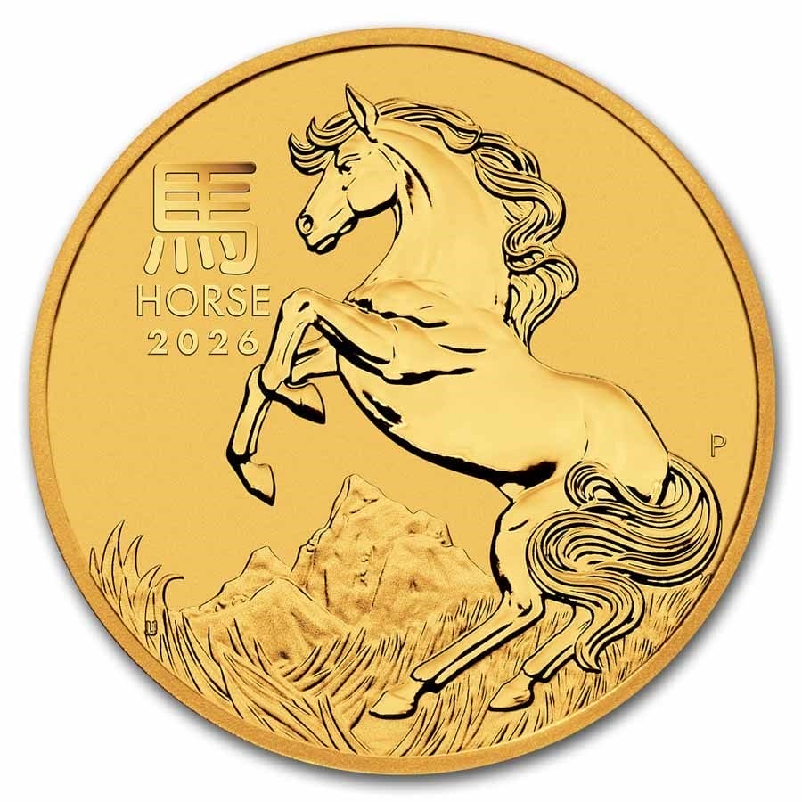 1 Oz Gold Coin 2026 Australia Lunar Horse BU (Series III)