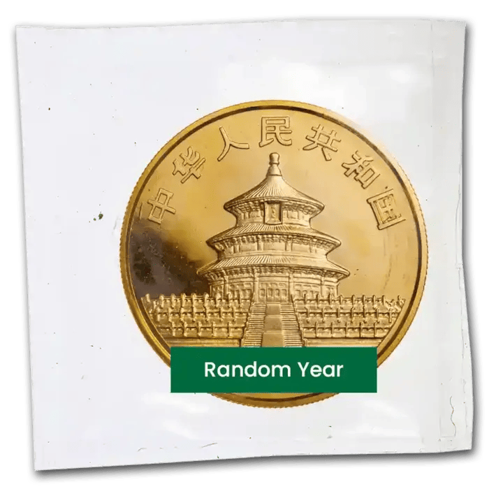 1 Oz Gold Coin Chinese Gold Panda (Varied Year, BU) - Image 4
