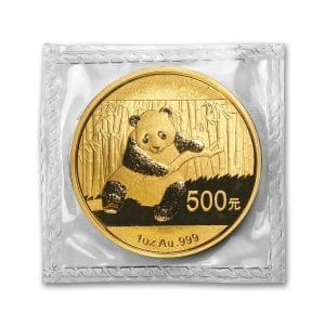 1 Oz Gold Coin Chinese Gold Panda (Varied Year, BU)